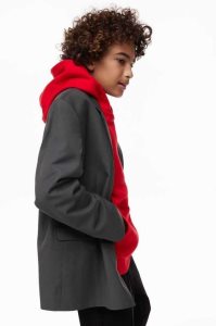 H&M Klassische Jacke Kinder Dunkelgrau | DFG-693470
