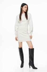 H&M Knee-high Absatz Stiefel Damen Schwarz | KJQ-869327