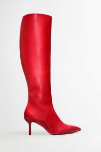 H&M Knee-high Stiefel Damen Rot | LER-025469