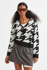 H&M Knit Cardigan Pullover Damen Hellgrau | FYT-089271