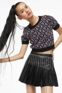 H&M Knit Crop Top Pullover Damen Hellrosa | UBH-704186