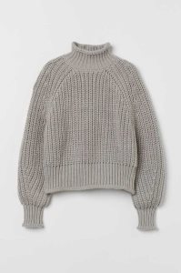 H&M Knit Pullover Damen Blau | NCU-549083