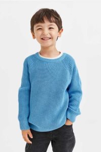 H&M Knit Pullover Kinder Braun | UWO-409857