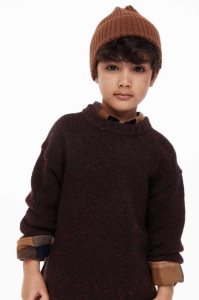 H&M Knit Pullover Kinder Dunkelgrün | AIN-987140
