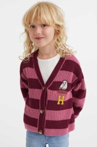 H&M Knit Strickjacke Kinder Dunkelrot | KQV-235168