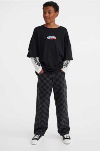 H&M Kompfort Stretch Baggy Fit Jeans Kinder Grau | BSQ-640279