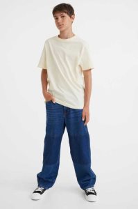 H&M Kompfort Stretch Baggy Fit Jeans Kinder Dunkelblau | KXM-765890