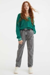 H&M Kompfort Stretch Relaxed Fit High Jeans Kinder Blau | ZEJ-081964