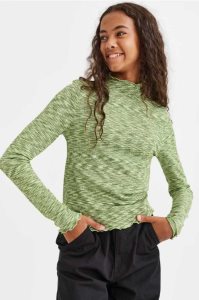 H&M Long-sleeved Oberteile Kinder Hellblau | KUE-861392