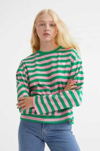 H&M Long-sleeved Printed Oberteile Damen Grün | FDV-461725