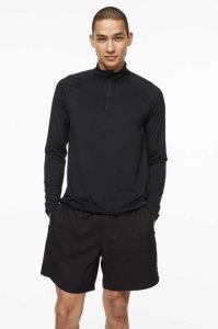 H&M Long-sleeved Sportbekleidung Herren Hellgrau | KBV-174083