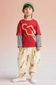 H&M Long-sleeved Top Jersey Kinder Rot | FRU-576283
