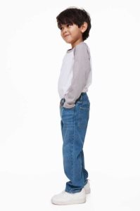 H&M Loose Fit Jeans Kinder Blau | SZY-956430