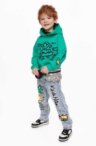 H&M Loose Fit Jeans Kinder Hellblau | LAG-045921