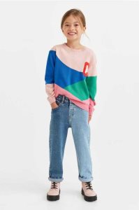 H&M Loose Fit Jeans Kinder Hellblau | MTY-072456