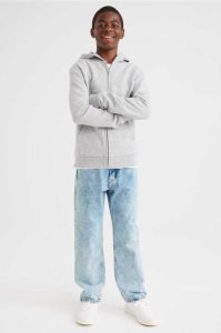 H&M Loose Fit Jeans Kinder Hellblau | QJG-108365