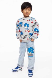 H&M Loose Fit Jeans Kinder Hellblau | ZNU-312056