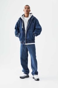 H&M Loose Jeans Herren Blau | VNH-642105