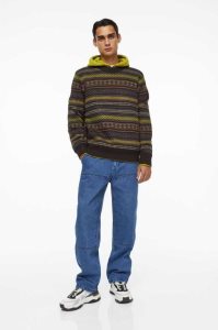 H&M Loose Jeans Herren Weiß | UOA-102659