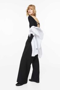 H&M Low-backed Bodysuit Oberteile Damen Weiß | ZYX-382540