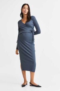 H&M MAMA 2-piece Top and Skirt Set Schwangerschaftskleidung Damen Dunkelrot | HSK-816029
