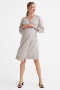 H&M MAMA Knit Wrap Kleider Schwangerschaftskleidung Damen Mehrfarbig | TDV-642078
