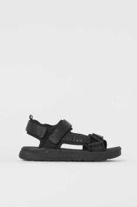 H&M Mesh Sandalen Kinder Schwarz | TUS-201784