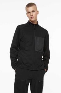H&M Mid Layer Jacket Sportbekleidung Herren Schwarz | WGA-761049