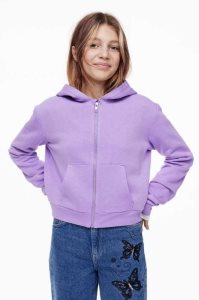 H&M Mit Kapuze Jacke Kinder Schwarz | BOW-723085