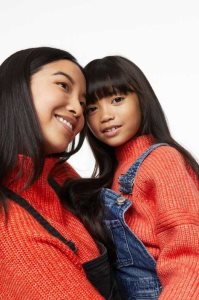 H&M Mock Turtleneck Pullover Kinder Orange | XIR-419057