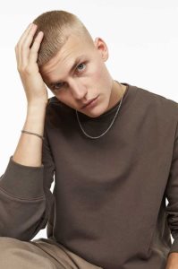 H&M Necklace and Bracelet Ketten Herren Silber | KVG-296834