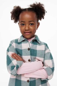 H&M Overshirt Hemd Kinder Hellrosa | SDV-152978