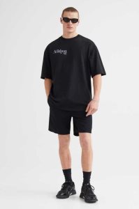 H&M Oversized Baumwoll T-shirts Herren Hellgrün | ALF-769083
