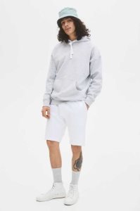H&M Oversized Fit Baumwoll Hoodie Oberteile Herren Beige | RDM-470132