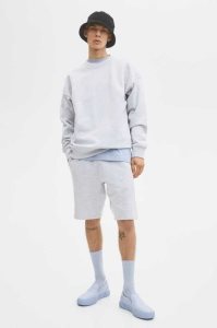 H&M Oversized Fit Baumwoll Sweatshirt Oberteile Herren Bordeaux | VQL-524309