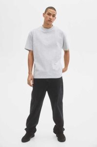 H&M Oversized Fit Baumwoll T-shirts Herren Orange | KIB-732856