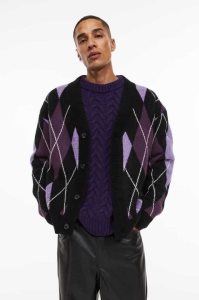 H&M Oversized Fit Cardigan Pullover Herren Grün | HGM-286450