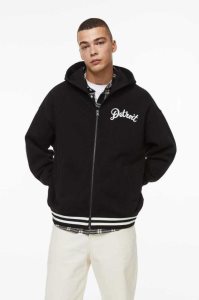 H&M Oversized Fit Zip-through Hoodie Herren Weiß | WIU-234169