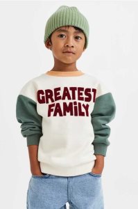 H&M Oversized Flock-print Hemd Kinder Weiß | PBD-875912
