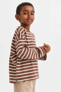 H&M Oversized Long-sleeved Hemd Kinder Braun | AOW-623801
