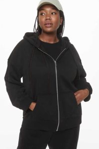 H&M Oversized Mit Kapuze Jacket Hoodie Damen Dunkelbraun | CHD-851673