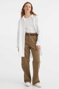 H&M Oversized Oxford Shirt Bluse Damen Weiß | CKO-349618