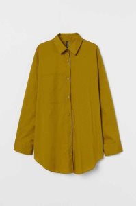H&M Oversized Poplin Shirt Bluse Damen Hellrosa | MCW-639485