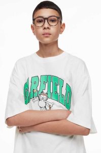 H&M Oversized Printed Hemd Kinder Beige | XAF-895130