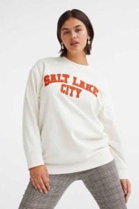 H&M Oversized Sweatshirt Damen Hellrosa | XZW-713405