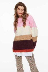 H&M Oversized Wolle-blend Pullover Damen Rosa | XGI-463091