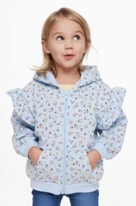 H&M Oversized zip-through Hoodie Kinder Dunkelgrau | UEI-864572