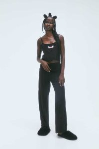 H&M Pajama Top and Pants Nachtwäsche Damen Helllila | QJN-231960