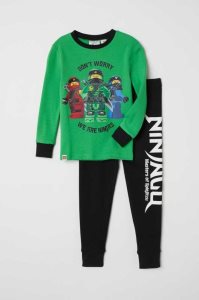 H&M Pajamas Jersey Kinder Blau | CLS-580746