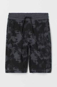 H&M Patterned Kurze Hose Kinder Dunkelgrau | ODE-640579